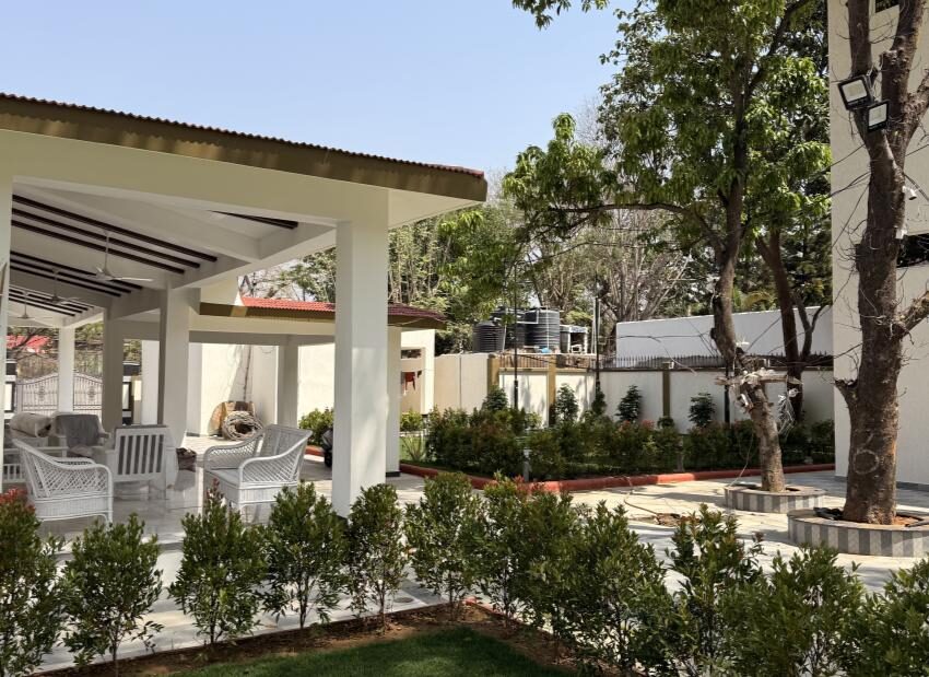 Twin Bungalows covered porch