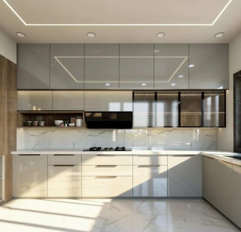 Elite 8 Oak Wood kitchen