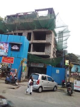 The Paradise Palace construction, street view